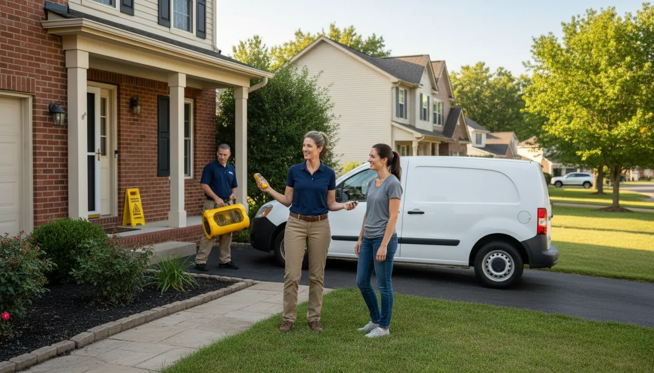 Water restoration image for Home Water Damage Repair in Spencer, WV